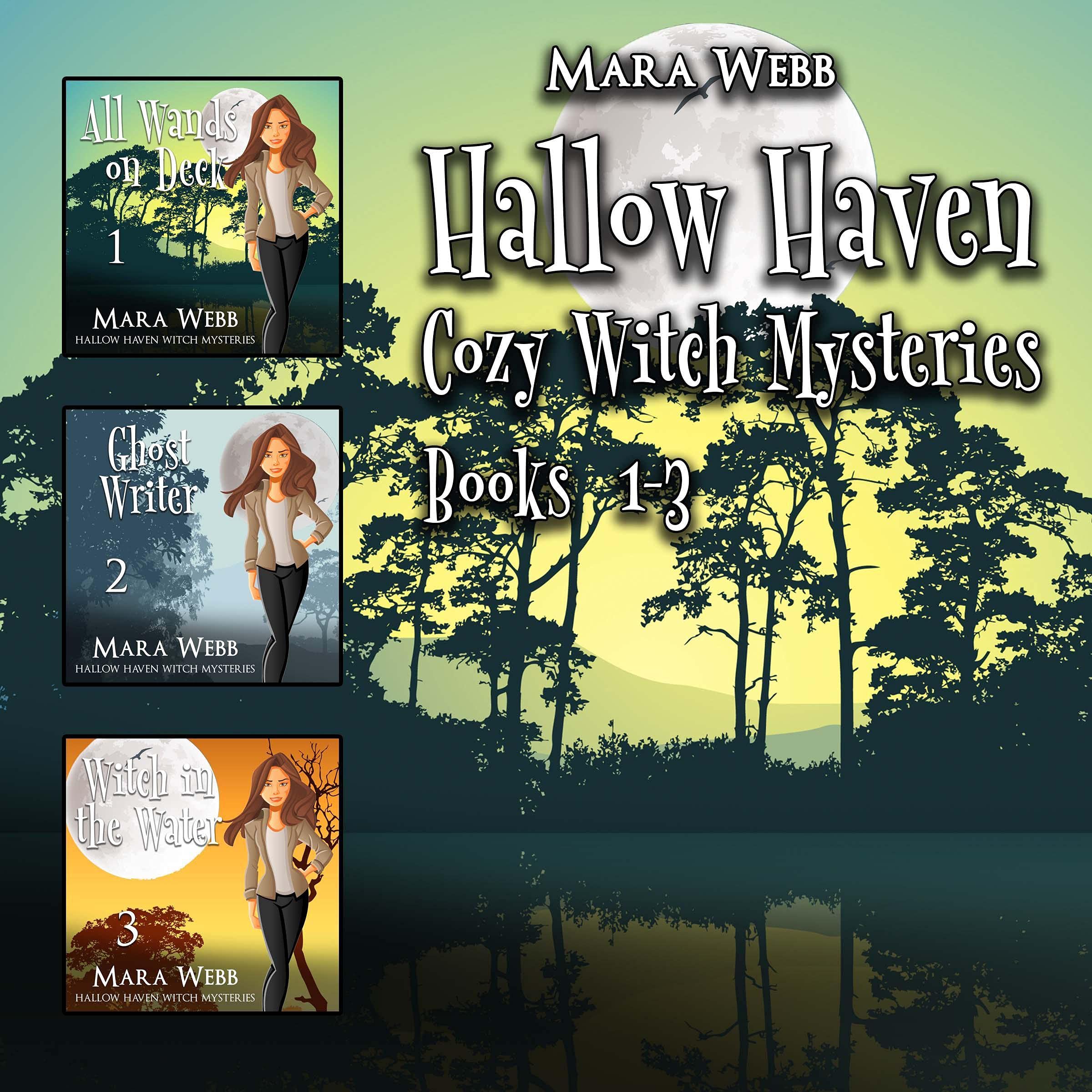 Cover art for Hallow Haven Cozy Mysteries Bundle Books 1-3