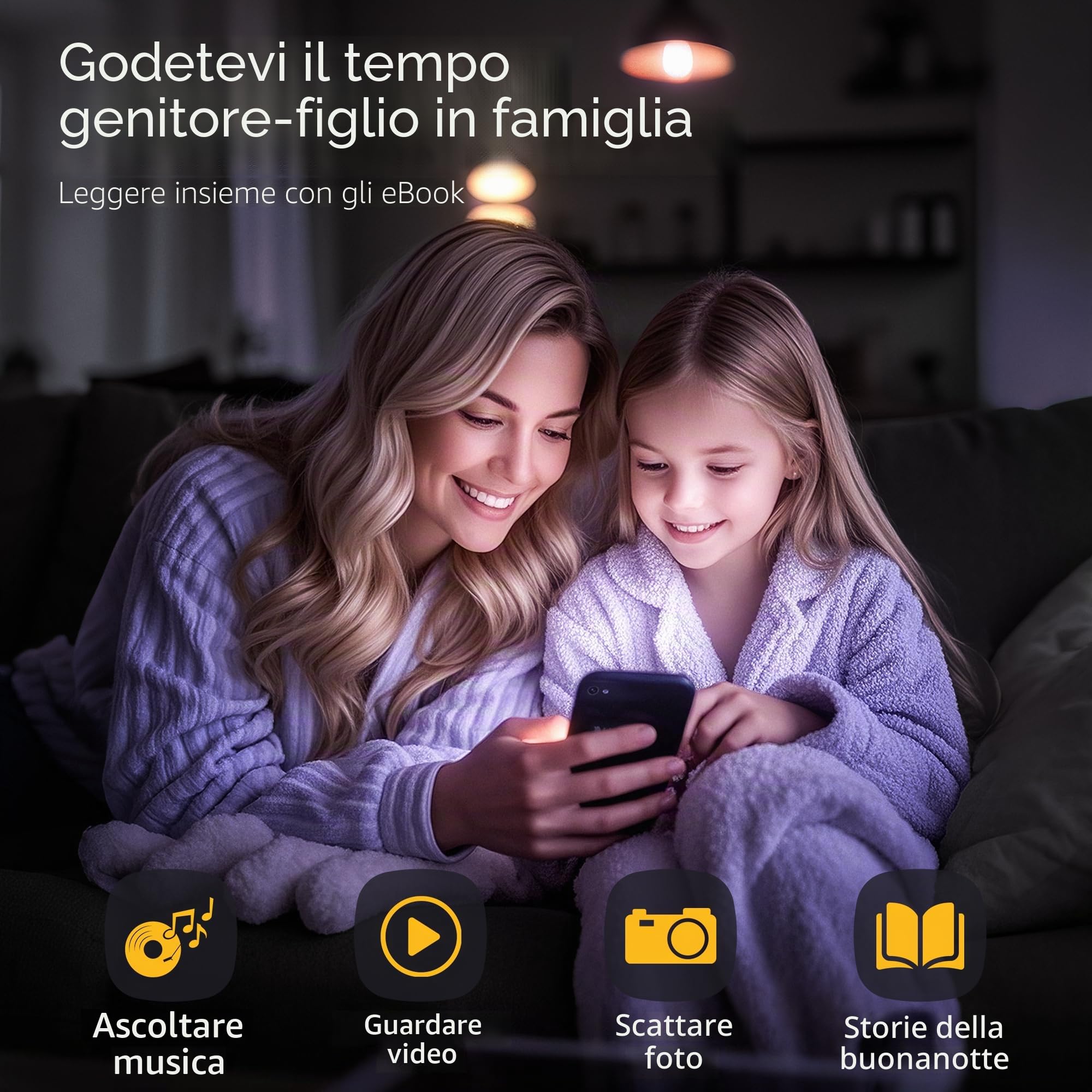 HIFI WALKER G7 Pro Lettore MP3 con Android 13, WiFi e Bluetooth, Schermo HD da 5,2", Lettore MP4 con Spotify, 3GB RAM 32GB ROM, Doppia Fotocamera, Altoparlante, Memoria Espandibile (160GB)