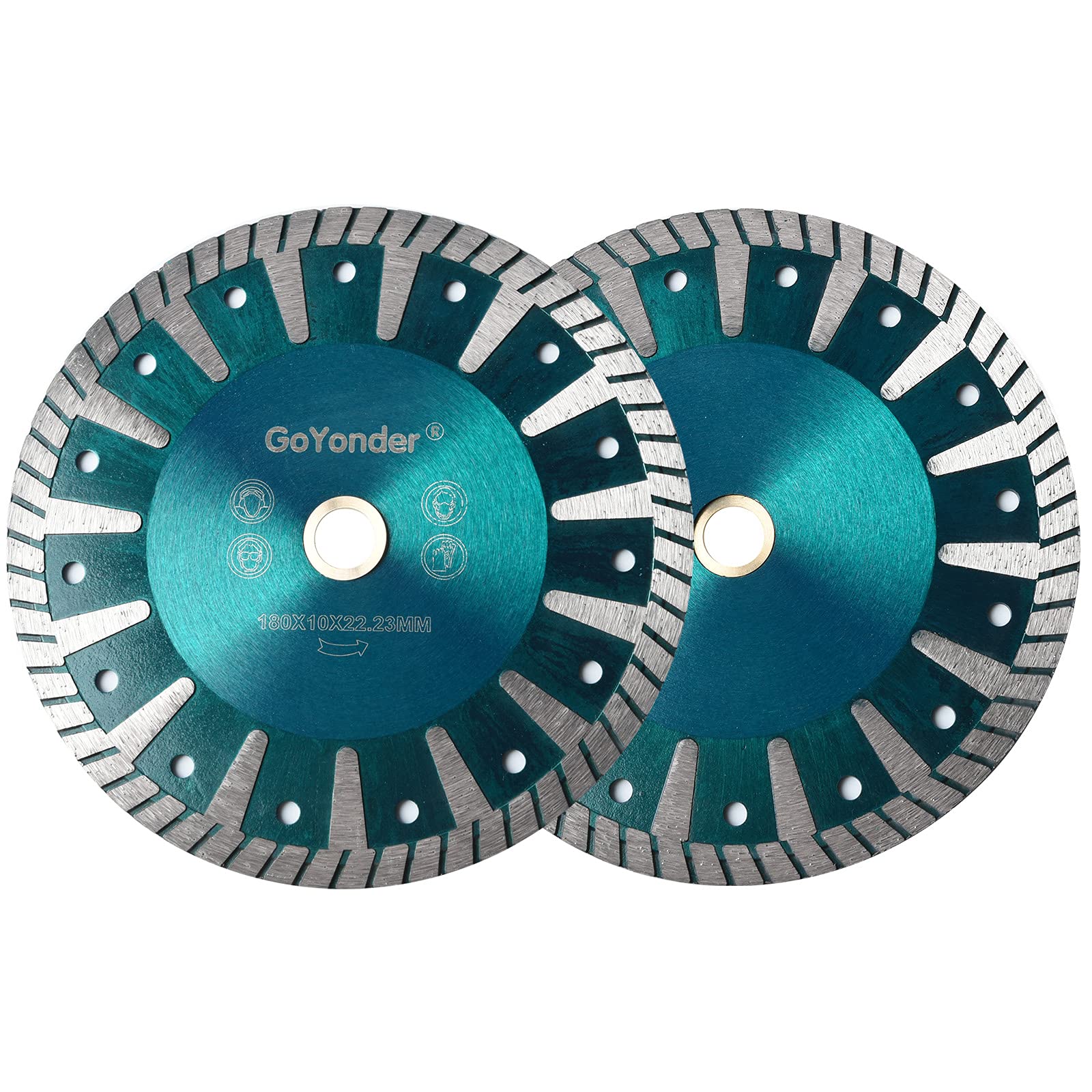 DPT 7-Inch Diamond Saw Blade – Fast Cutting For Concrete, Stone, And Masonry