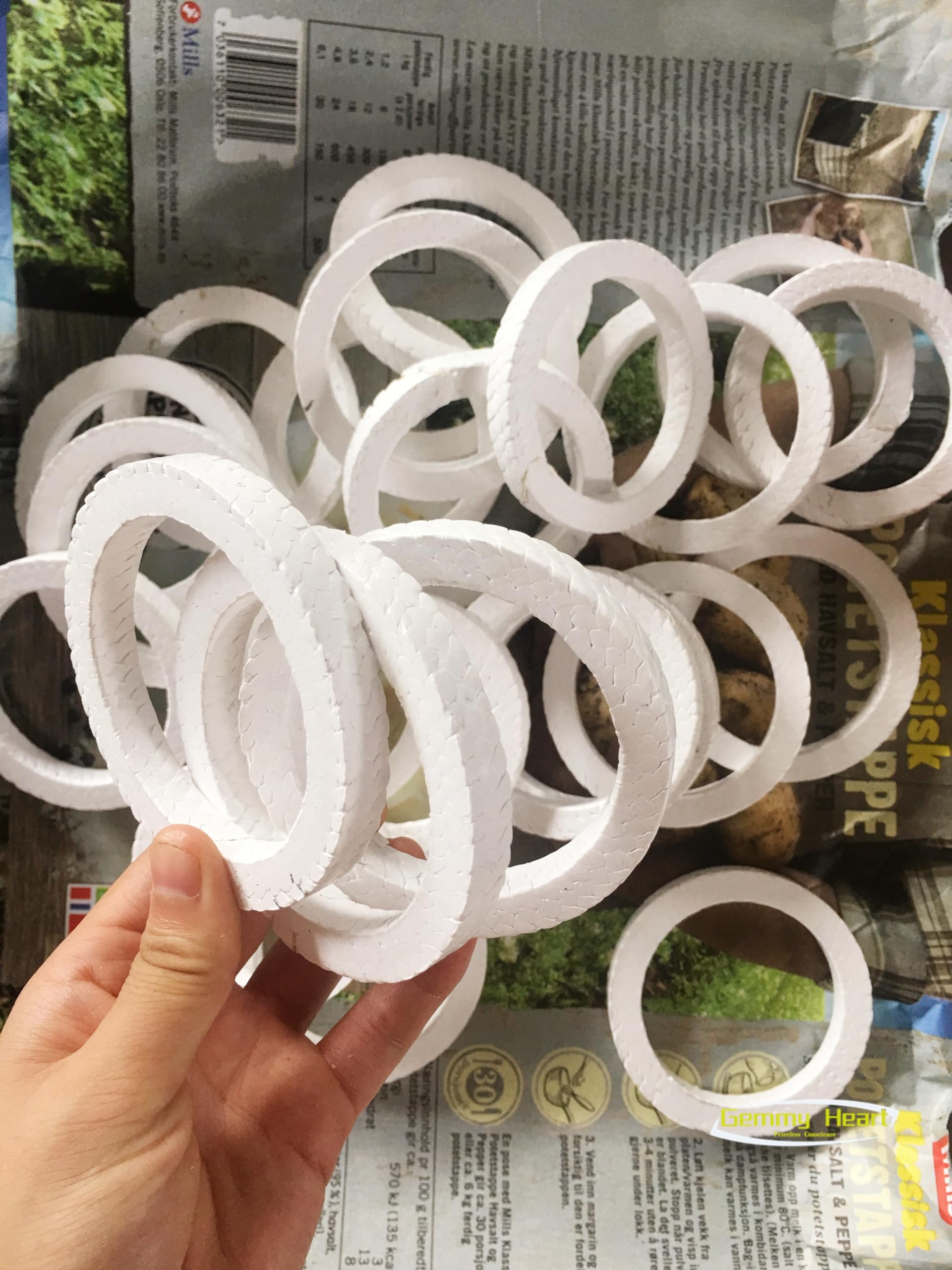 Fasergeflochtene Kompressionspackungsringe, 10 Stück PTFE for Ventile – hochtemperaturbeständige, chemikalienbeständige Dichtungslösung