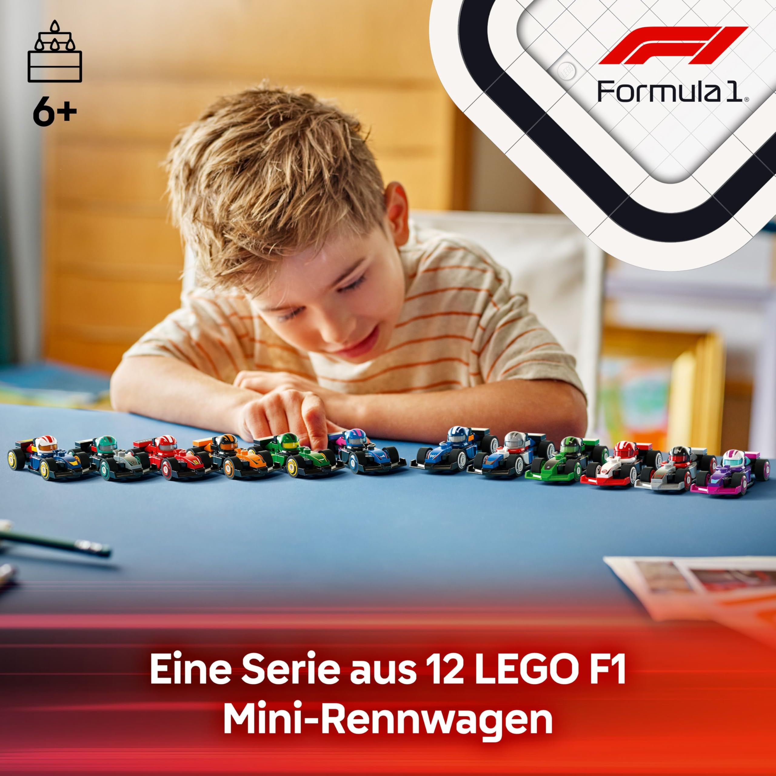LEGO F1 mini figures series with 12 Formula 1 cars, Complete set of the Lego minifigure series 71049 - Image 2