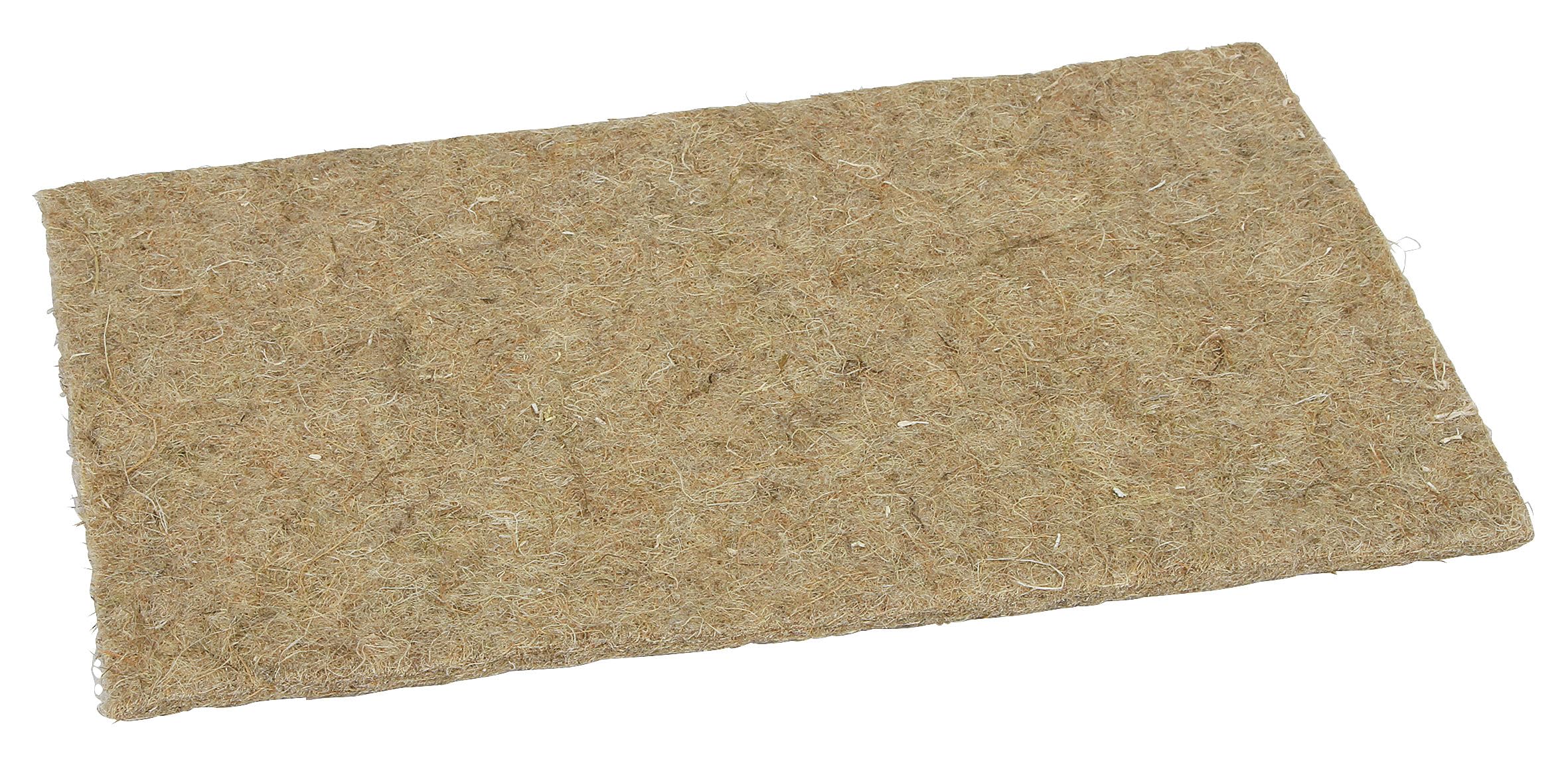 Kerbl Pet Tappeto per roditori, rivestimento per gabbia, tappetino per gabbia, 25x40x1 cm, canapa, roditori, commestibile, traspirante, compostabile, prodotto in Germania