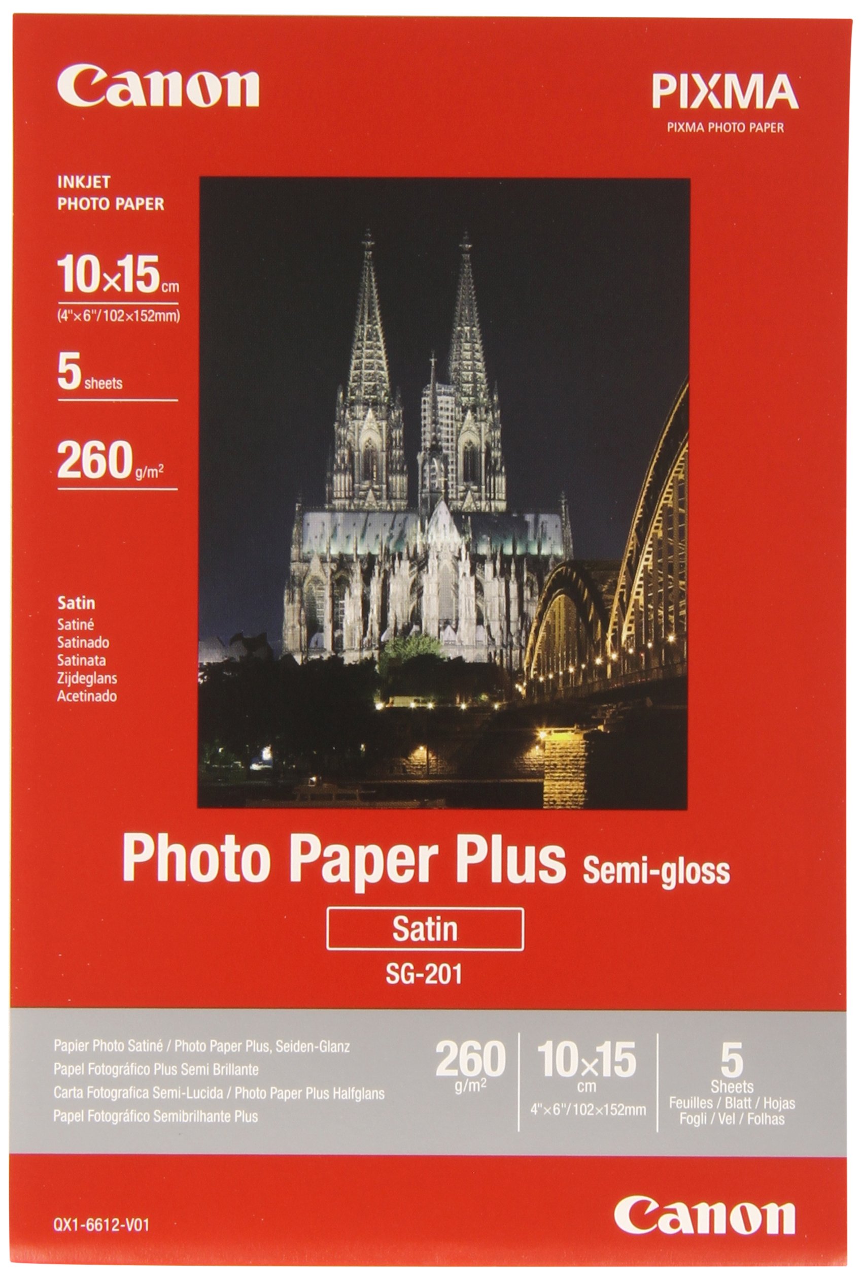 Canon Papier fotograficzny 10 x 15 cm (5 sztuk)