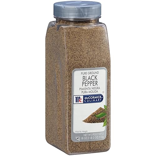 McCormick, Pepper Black Pure Grind, 18oz. (6 cuentas)