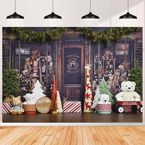 Shop Fotografía Telón de fondo de Papá Noel con retrato de niño de Navidad, decoración de vacaciones, telón de fondo de sesión de fotos, feliz