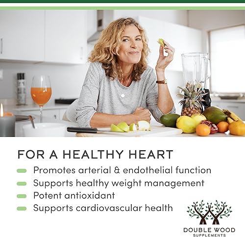 Miniatura 4 de Suplemento de bergamota cítrica, 1000 mg, 60 cápsulas – Apoya niveles saludables de colesterol y triglicéridos – 1,000 mg porciones (estandarización