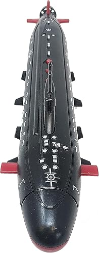 Miniatura 6 de Submarino negro de juguete de 16.5 pulgadas con efectos de sonido y torpedo