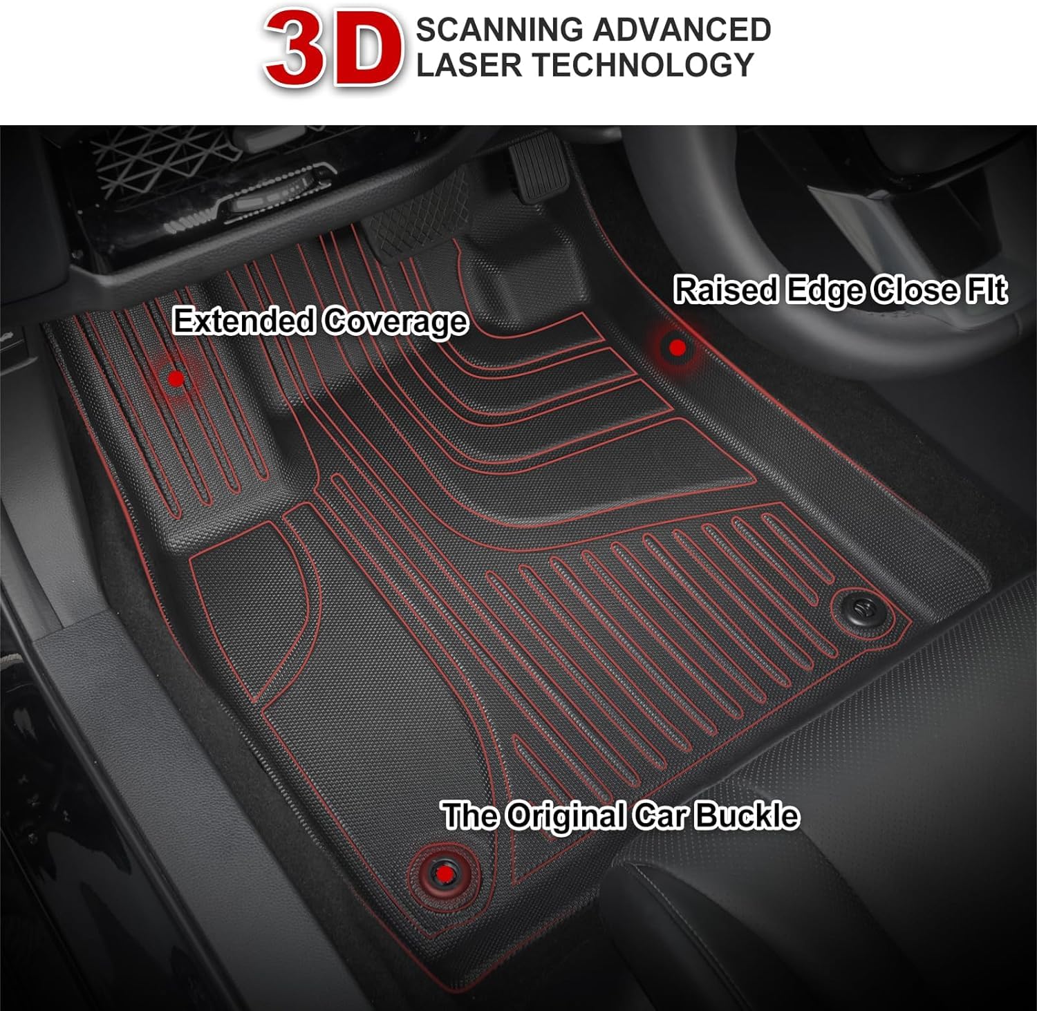 Amazon | 2015-2021 Lexus NX NX200t NX300 NX300h用オリジナルフロア 