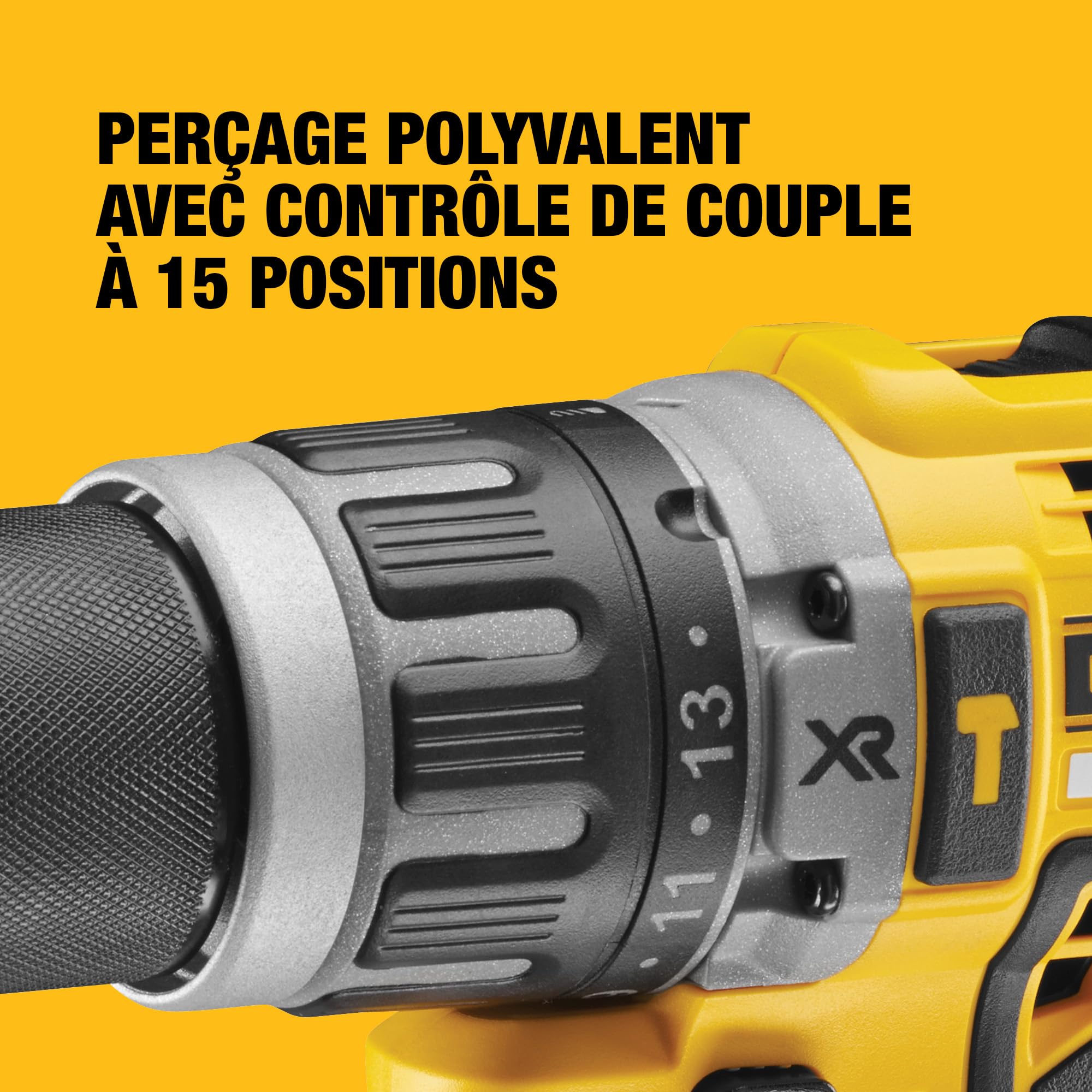 DEWALT DCK266P2-QW XR Brushless Double 18V Perceuse à Percussion Visseuse à Chocs Kit avec Batteries 5Ah et Chargeur Multivoltage