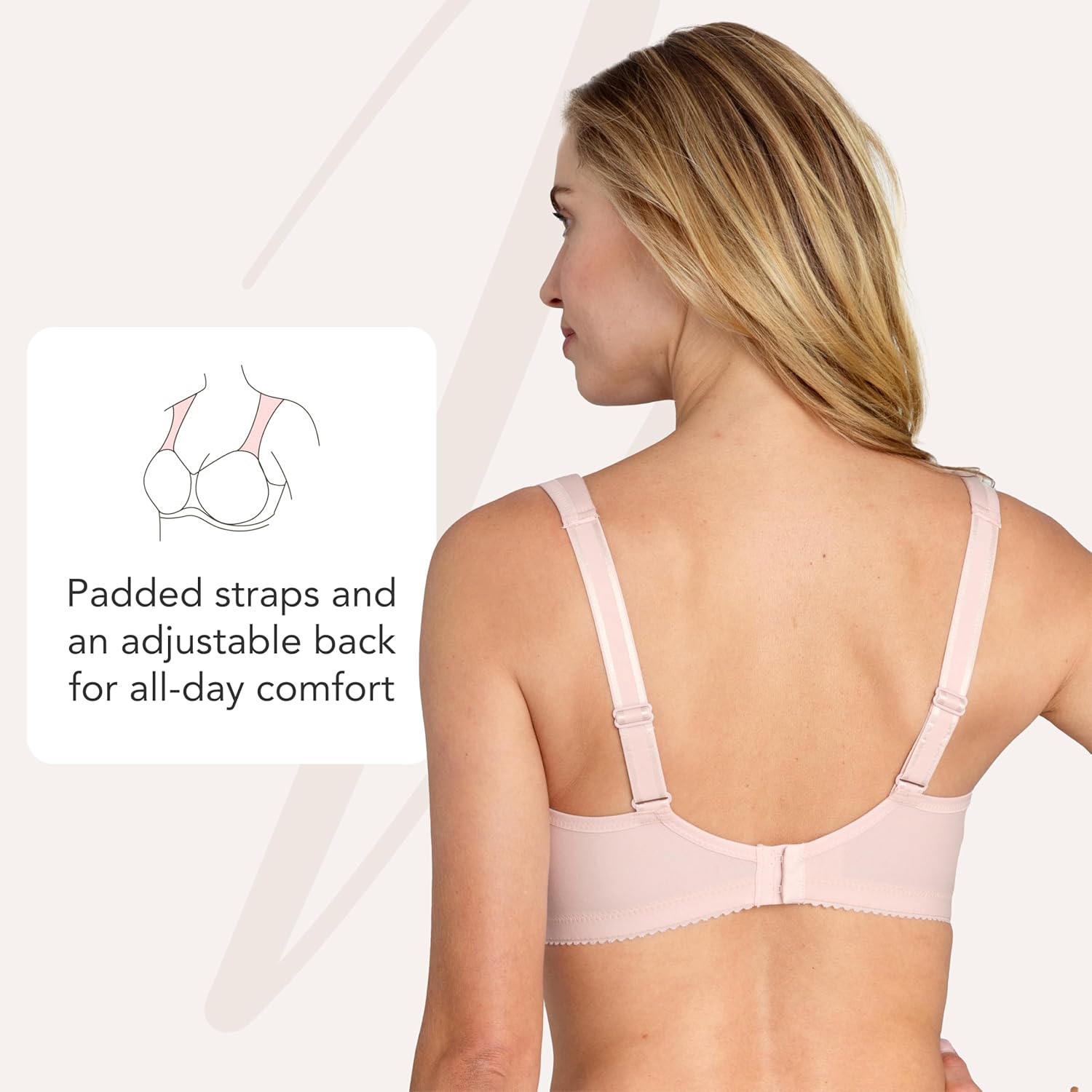 Miss Mary - Broderie Anglaise, Non Wired Bras for Women, Everyday Bras, Comfortable Cotton, Supportive with Full Coverage - Image 4