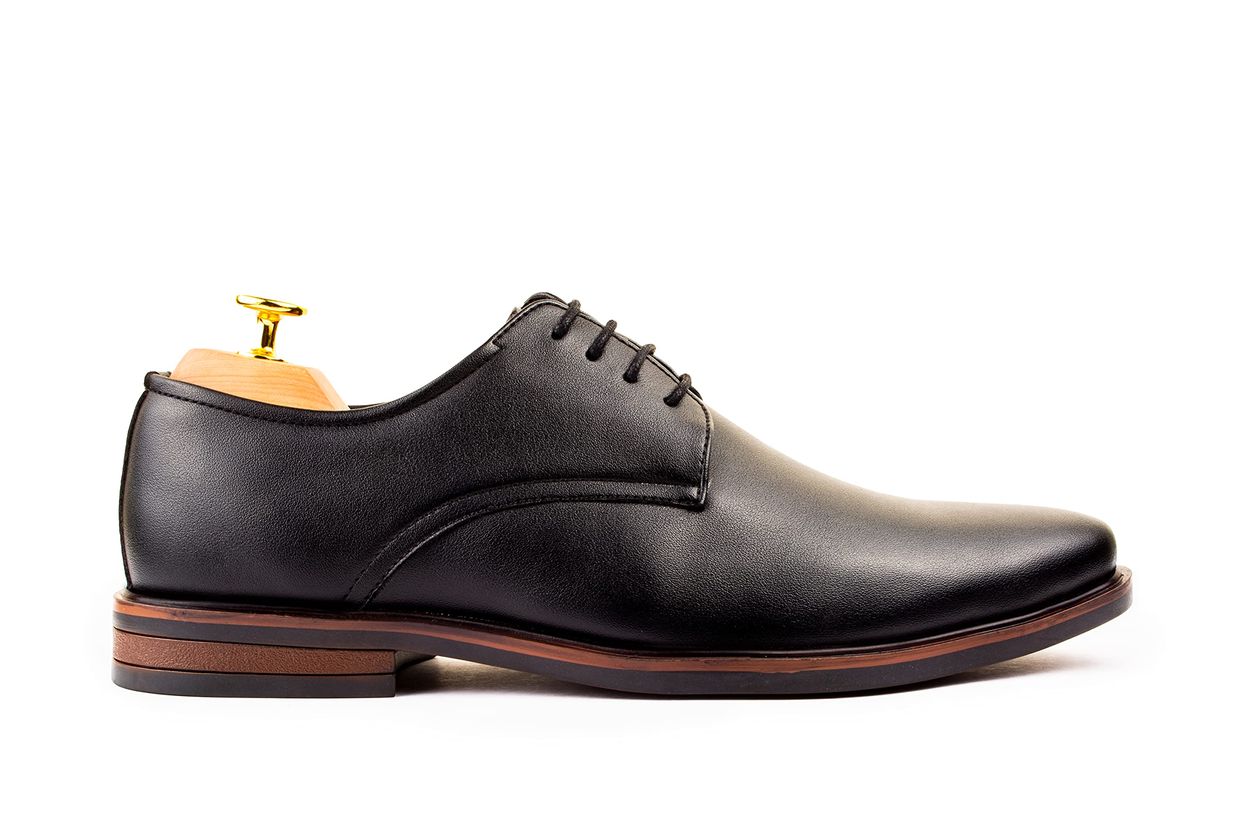 cliff fjord 5001-George Men's Synthetic Leather Lace Up Formal Derby Office Shoes-picture-23