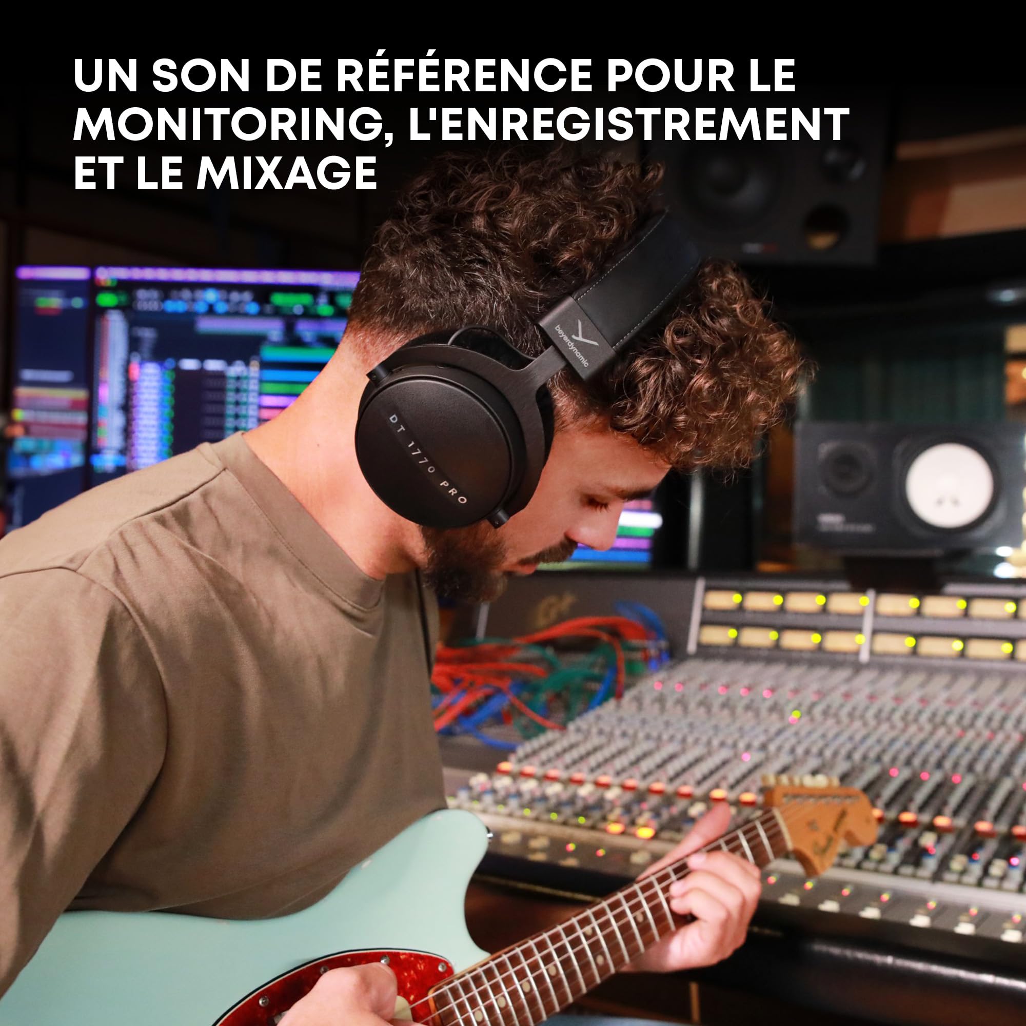 beyerdynamic DT 1770 Pro MKII Casque de Studio Premium Tesla, adapté pour Le mixage, Le Monitoring et l’Enregistrement Professionnels (fermé)