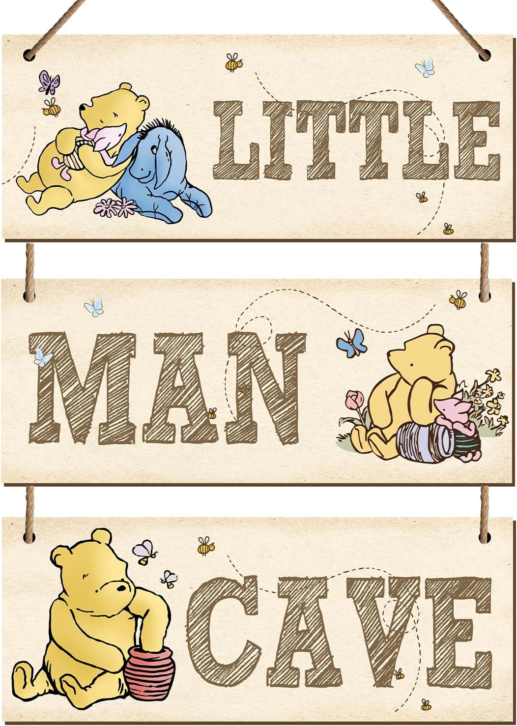 BirtDerr Winnie Nursery Decor, the Pooh Sign, Winnie Baby Nursery Decor, Winnie Baby Stuff, Winnie Baby Room Decrations, Winnie Room Decor