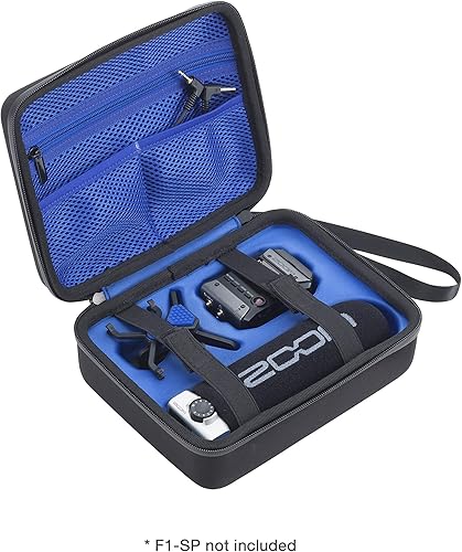 Miniatura 6 de Zoom Micrófono y grabador en cámara F1-SP, audio para grabadora de video, grabaciones a tarjeta SD, salidas a cámara, alimentada por batería,