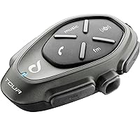 INTERPHONE TOUR - Singolo - Interfono Moto Bluetooth, Fino a 4 Motociclisti