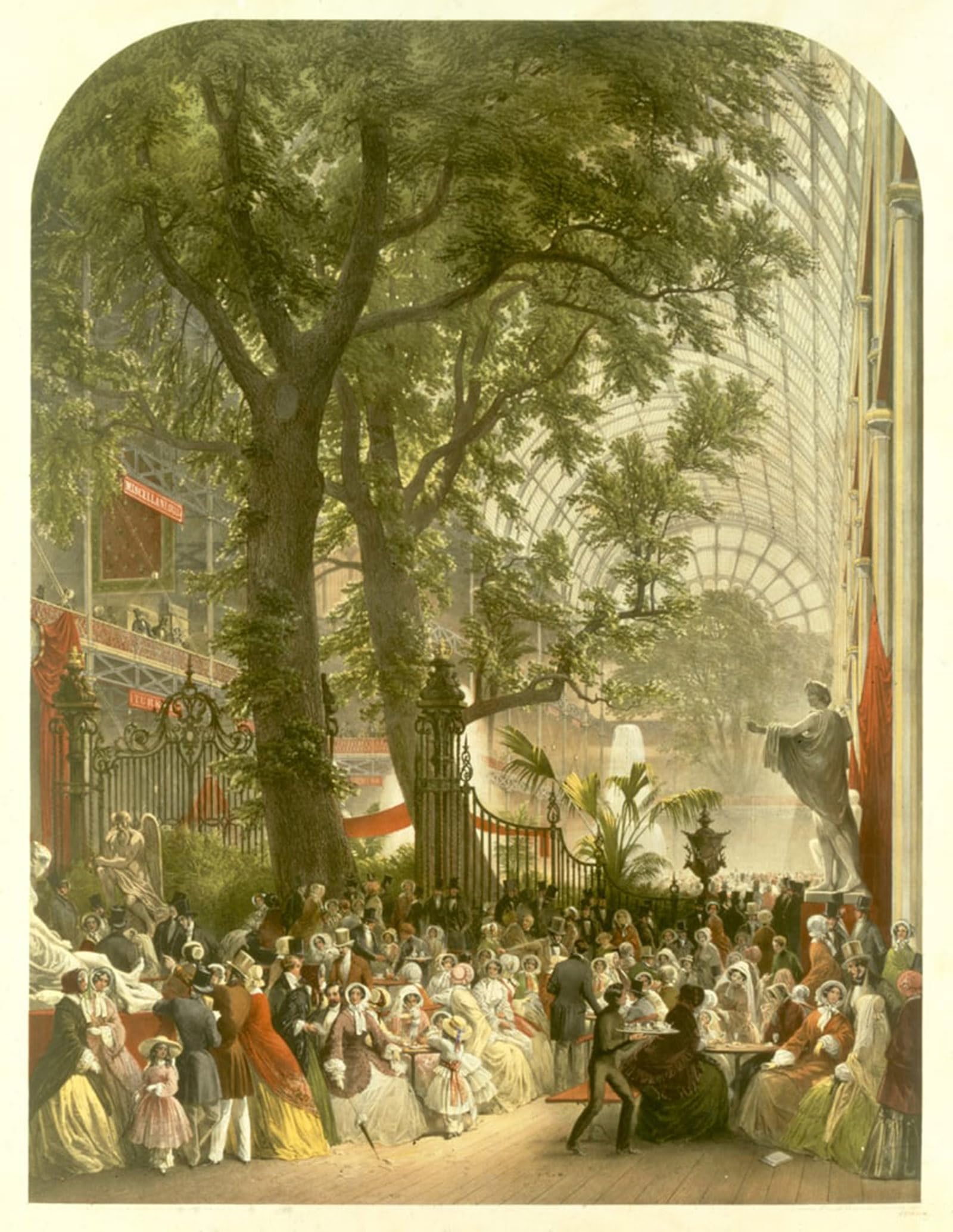 Impression Transept par Louis Haghe affiche vintage décoration maison 60x90