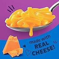 Vista 2 de Annie's Macarrones y queso orgánicos, queso cheddar suave clásico, alimentado con pasto, 6 onzas