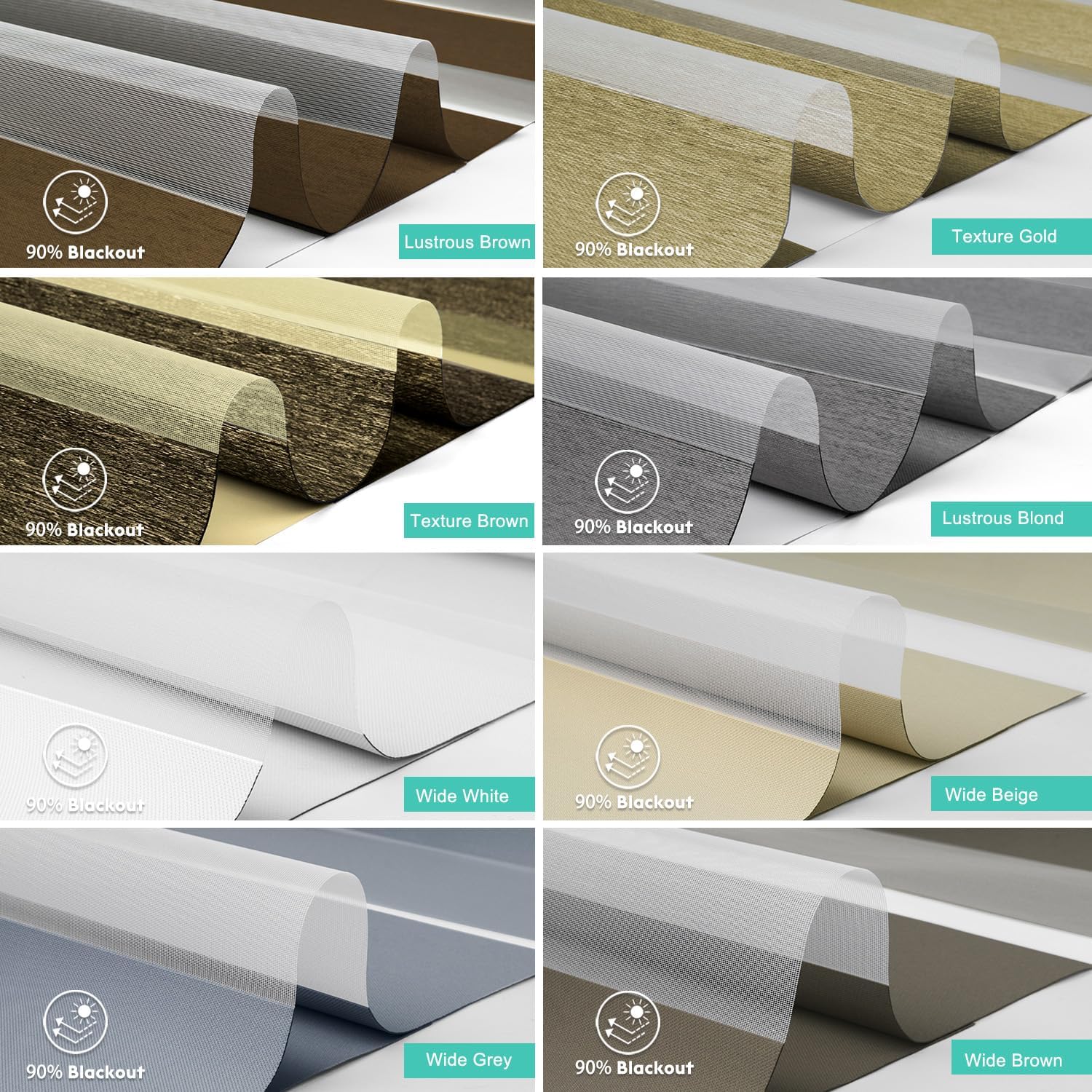 Motorized Zebra Blinds with Remote [Privacy Light Control] 80% Blackout Smart Shades for Windows in Home & Office, Compatible with Alexa Google and HomeKit, Customized Size, Texture Brown