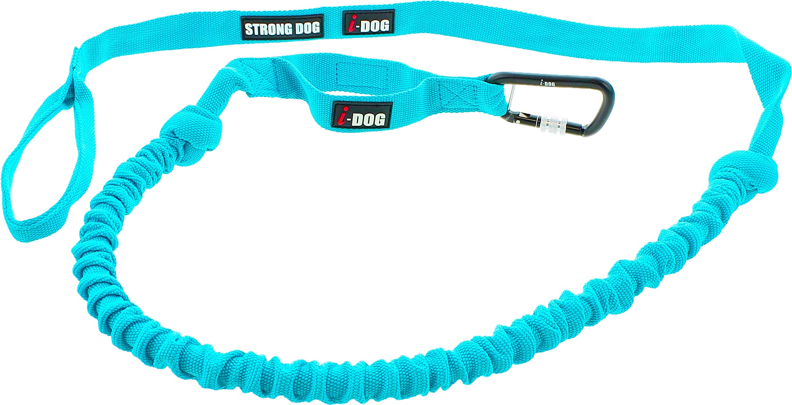 Longe Opale Gamme ALM Coloris Bleu cani Cross, cani Rando, cani Jogging, cani Trail, Utilisation Intense Sportive ou Loisirs, I-​dog est Une Marque Française. (Long Strong Dog, 240)