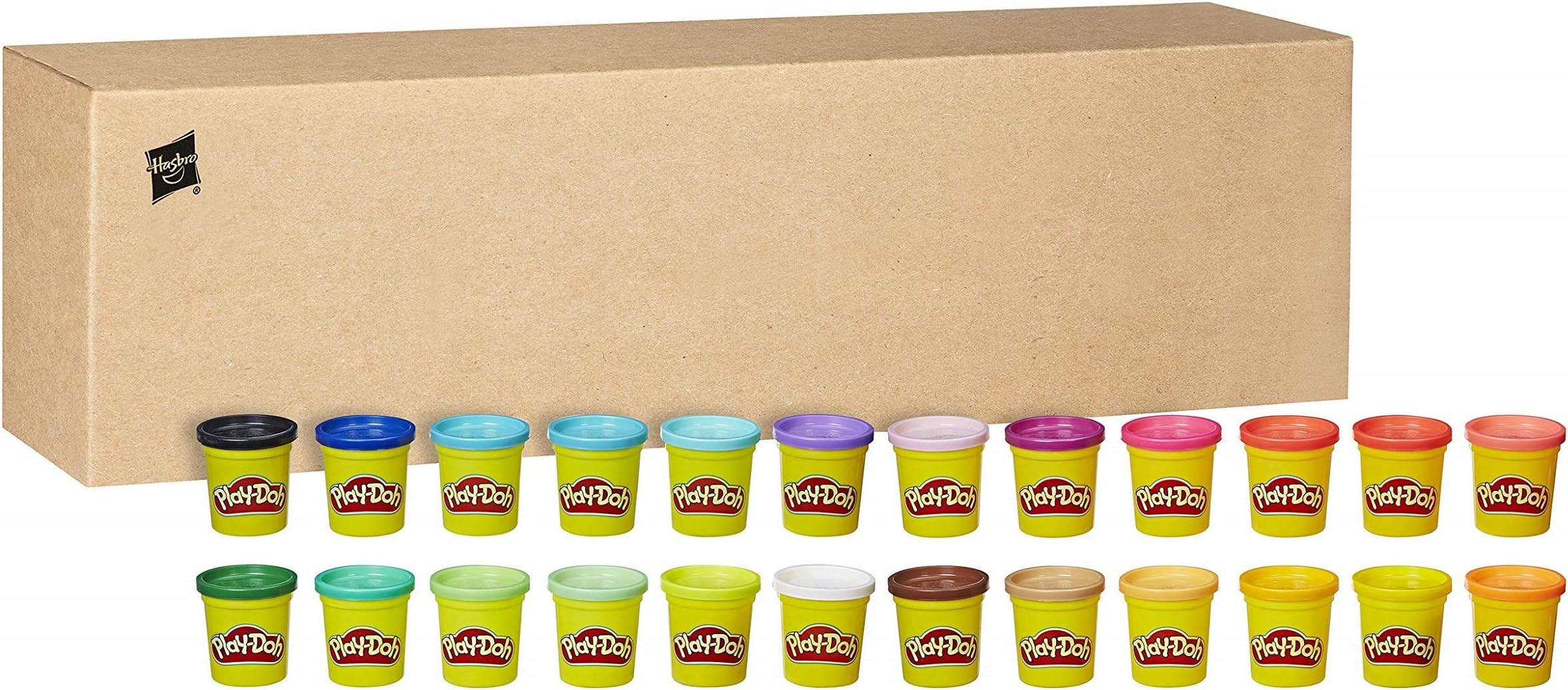 Play-Doh 24-Pack of Modeling Compound for Kids Toys for 2 Year Old and Up, 3-Ounce Cans, Great for Arts and Crafts, Party Favors