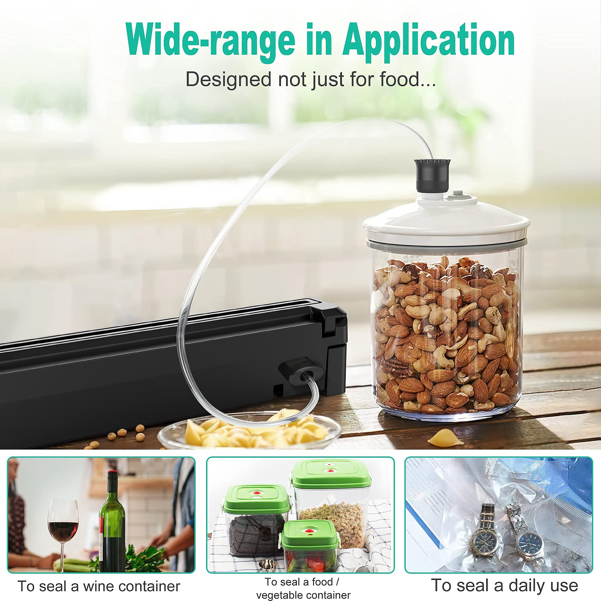 Amazon.com: Vacuum Sealer Machine, Automatic Food Sealer for Food