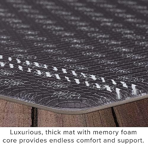 Miniatura 4 de Lucky Brand Alfombrilla de bienestar estampada  Tapete de cocina acolchado cómodo  Fácil de limpiar  Antifatiga y antideslizante  0.472 in estampado