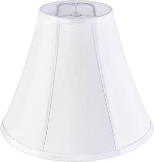 GO&SO Bell Lamp Shade White Medium 6" Top x 13" Bottom x 9.8" High