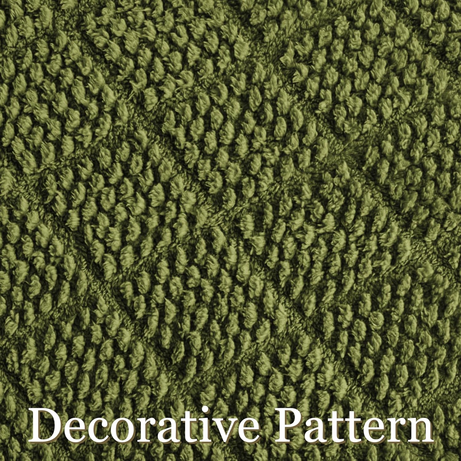 Whale Flotilla Fuzzy Fleece Queen Size Blanket for Bed, Soft Fluffy Jacquard Waffle Blankets for All Season, Lightweight and Warm, 90x90 Inch, Olive - Image 6