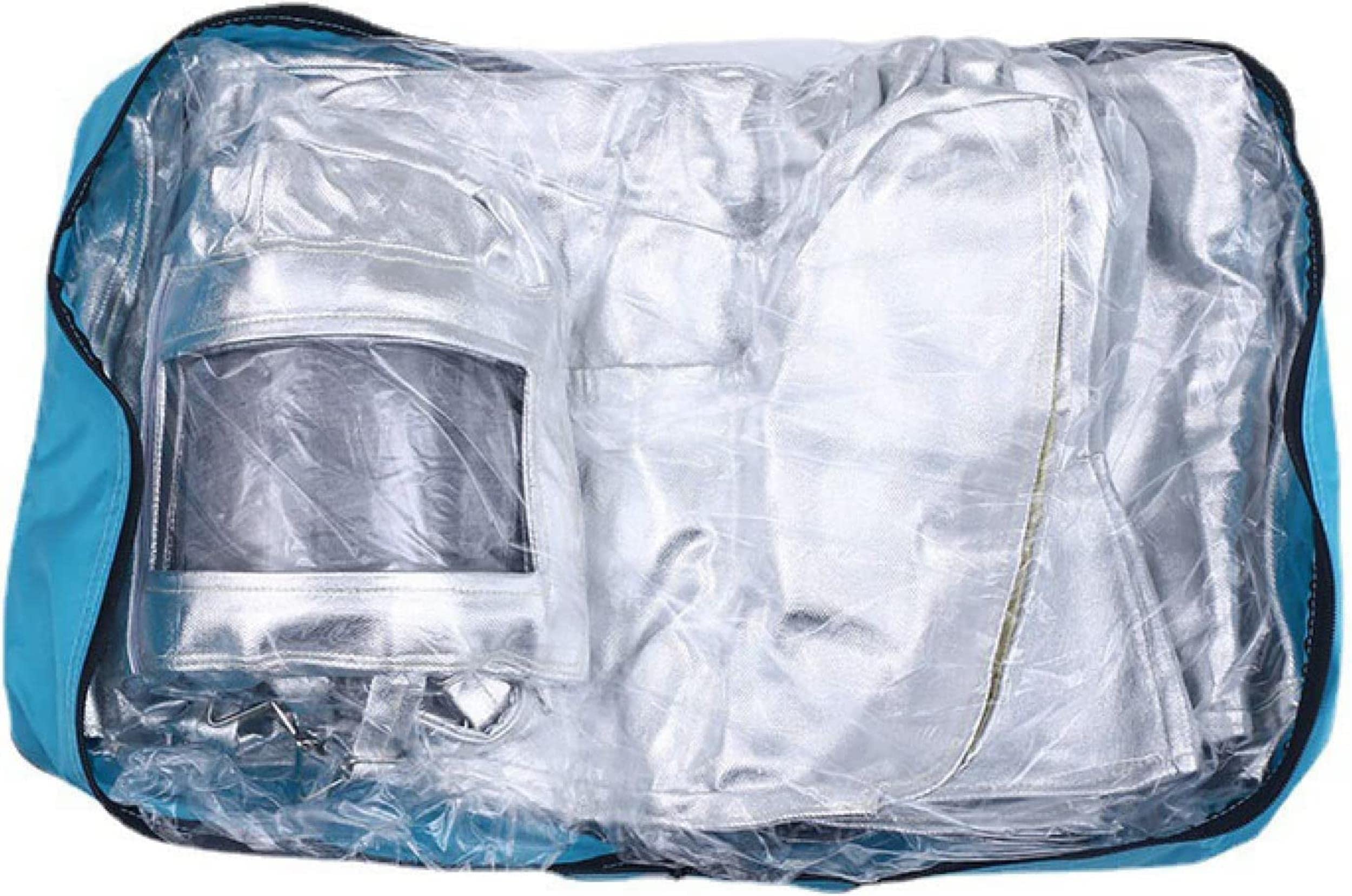 Ropa Ignífuga Uniforme Bombero Traje Aluminizado Resistente Calor Papel Aluminio Mina Carbón, Pozo Petróleo, Mina, Planta Química,175-180cm
