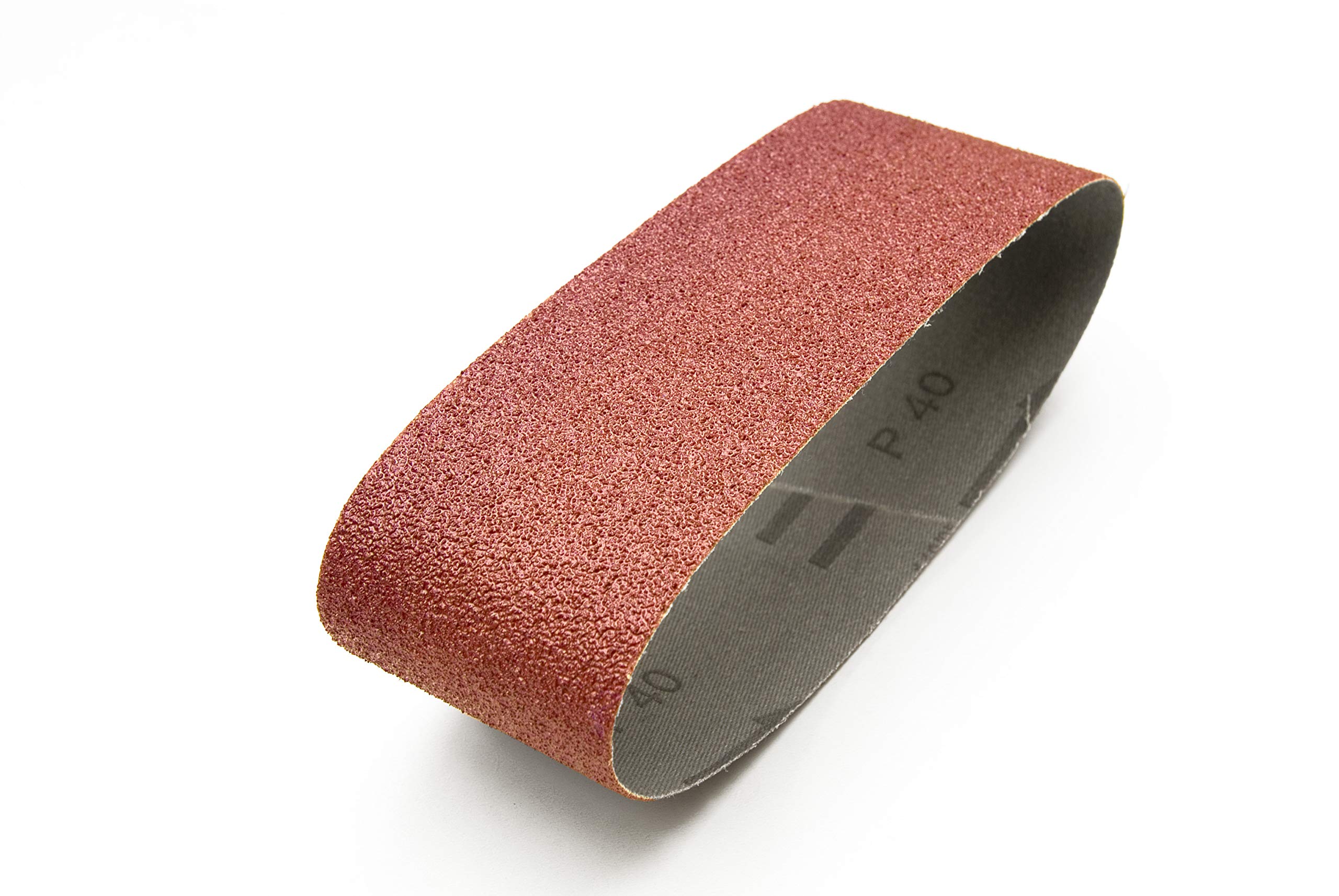 10 Nastri Abrasivi 75x533mm Grana 40 - Per Levigatrici A Nastro, In Corindone Con Legante Resina - Foto 8