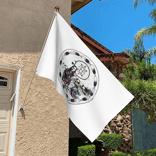 Miniatura 4 de Imeegien Bandera de doble cara de tortuga, banderas de montaña de 3 x 5 pies, bandera de decoración al aire libre, bandera ligera para fiestas en el