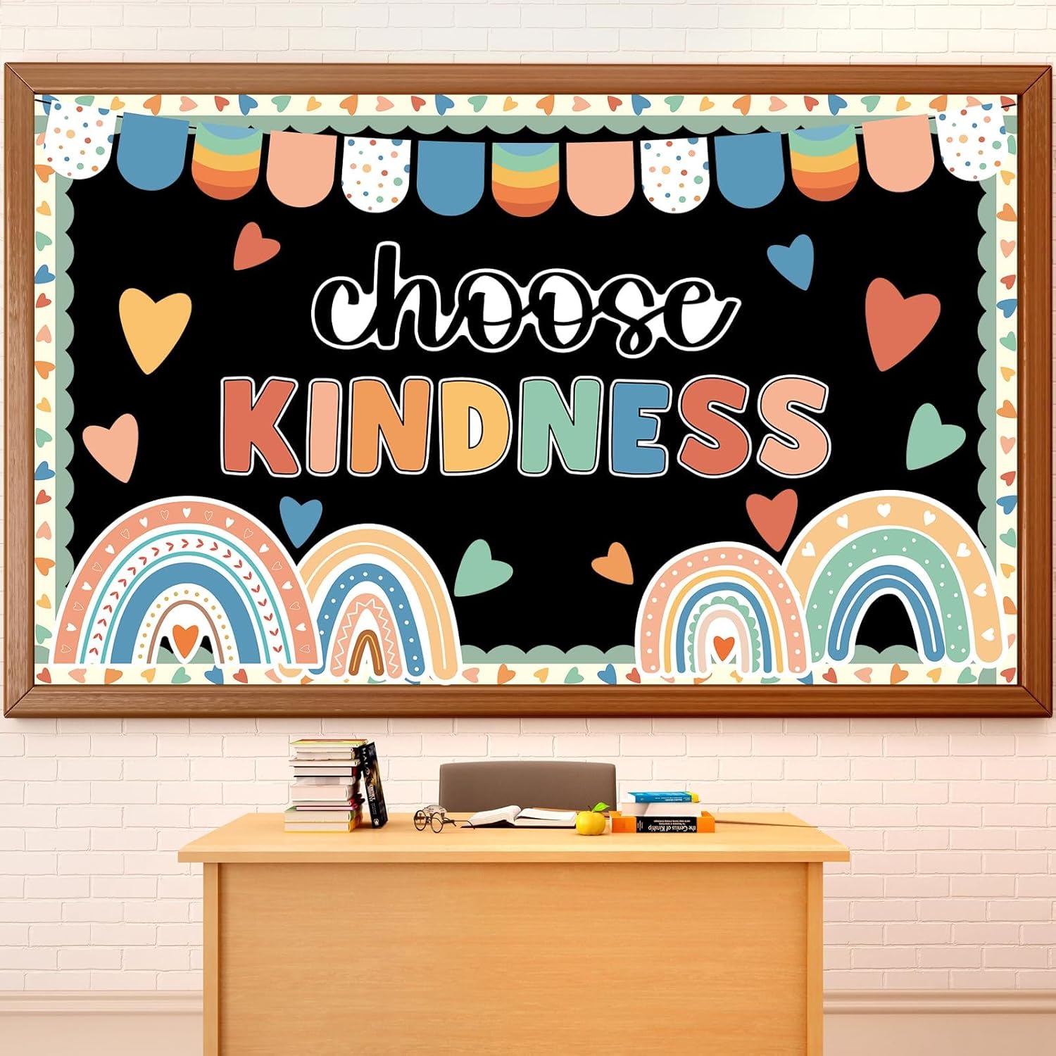 Choose Kindness Bulletin Board Decoration Rainbow Bulletin