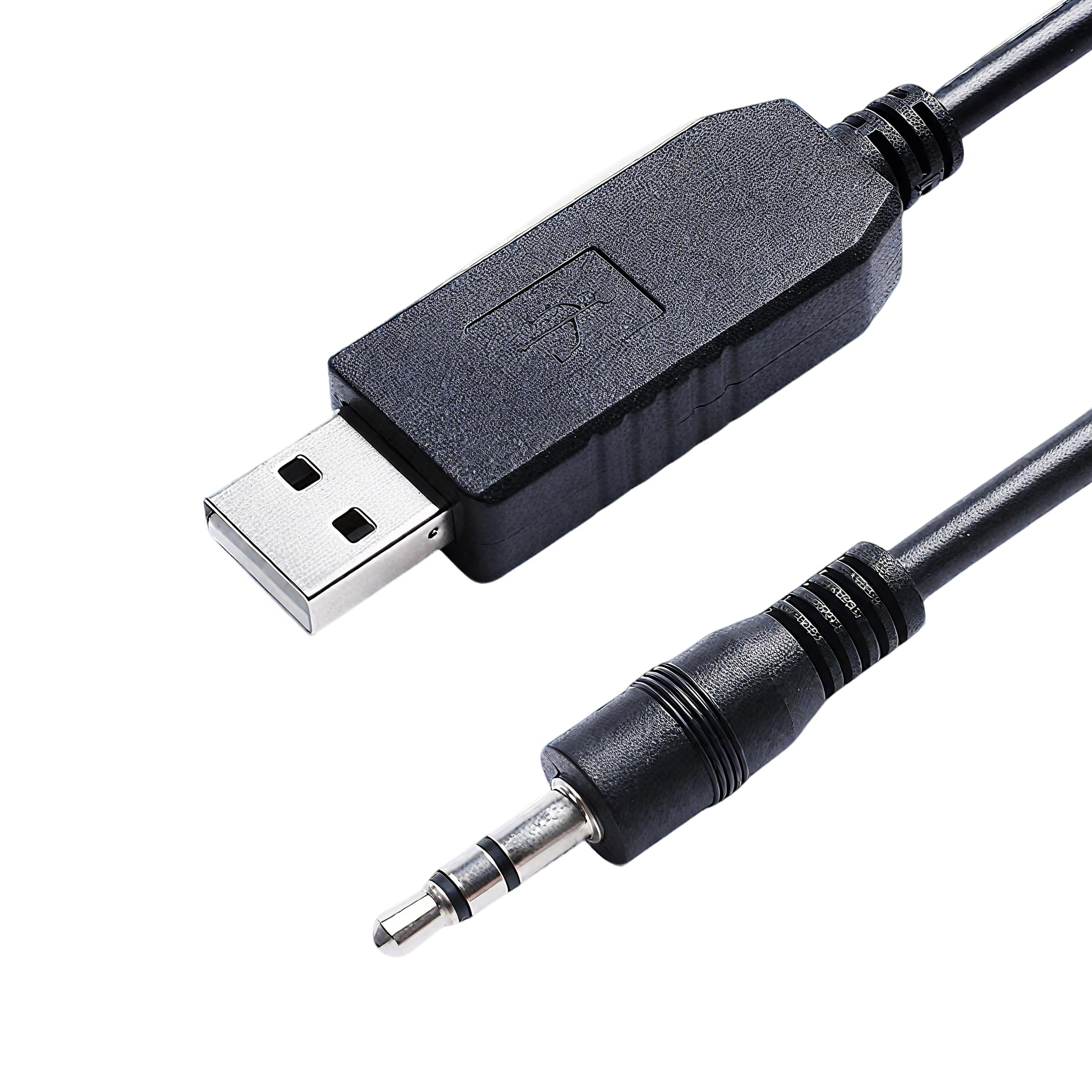 Xiusiyt OPC-478 USB Programming Cable USB Uart TTL to 3.5mm 3-Pole Plug for IC-F1000 IC-F2000 IC-2300H IC-2100H IC-2200H,1.8m/5.9ft