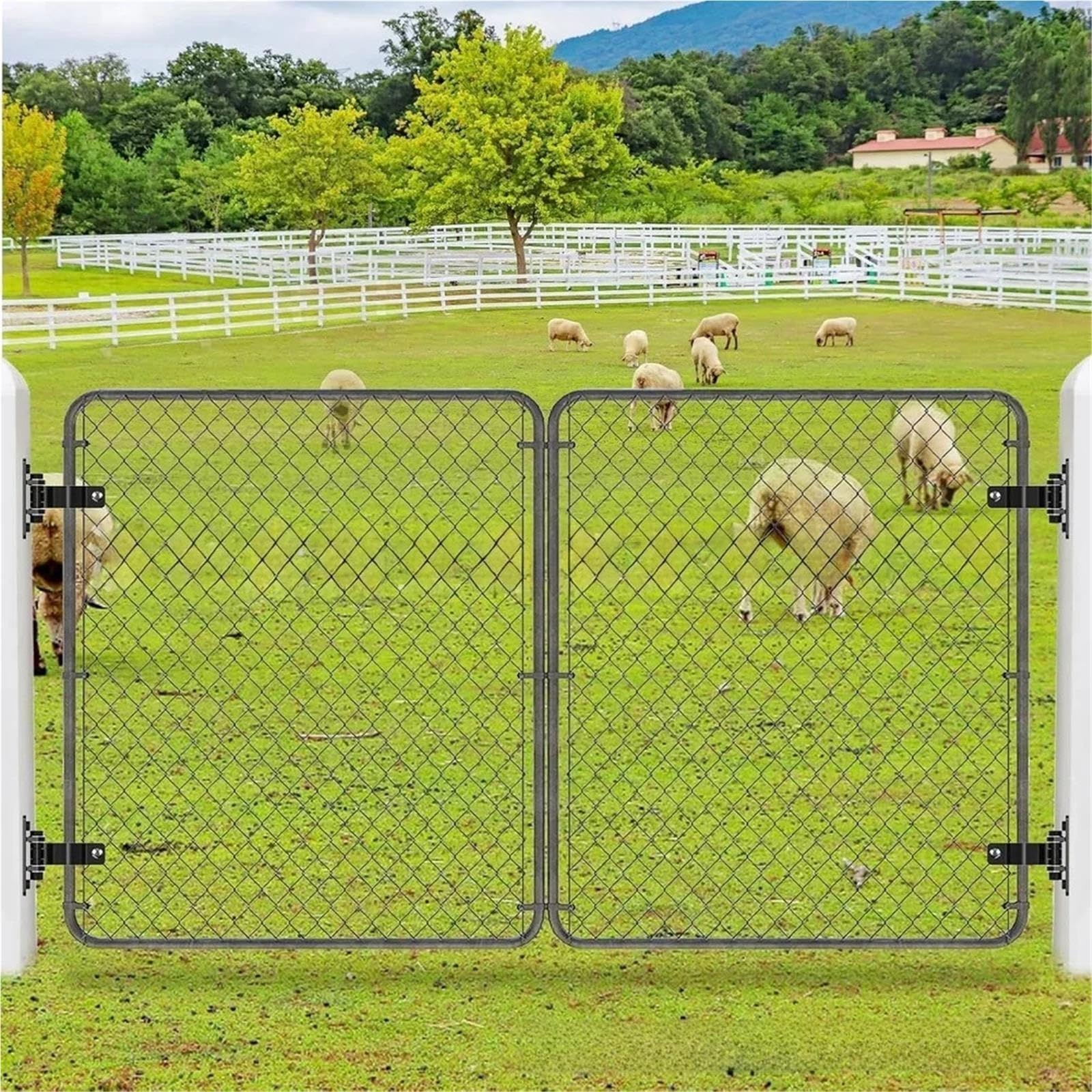 Robustes Scharnier-Set For Den Bauernhof-Zaun Aus Karbonstahl