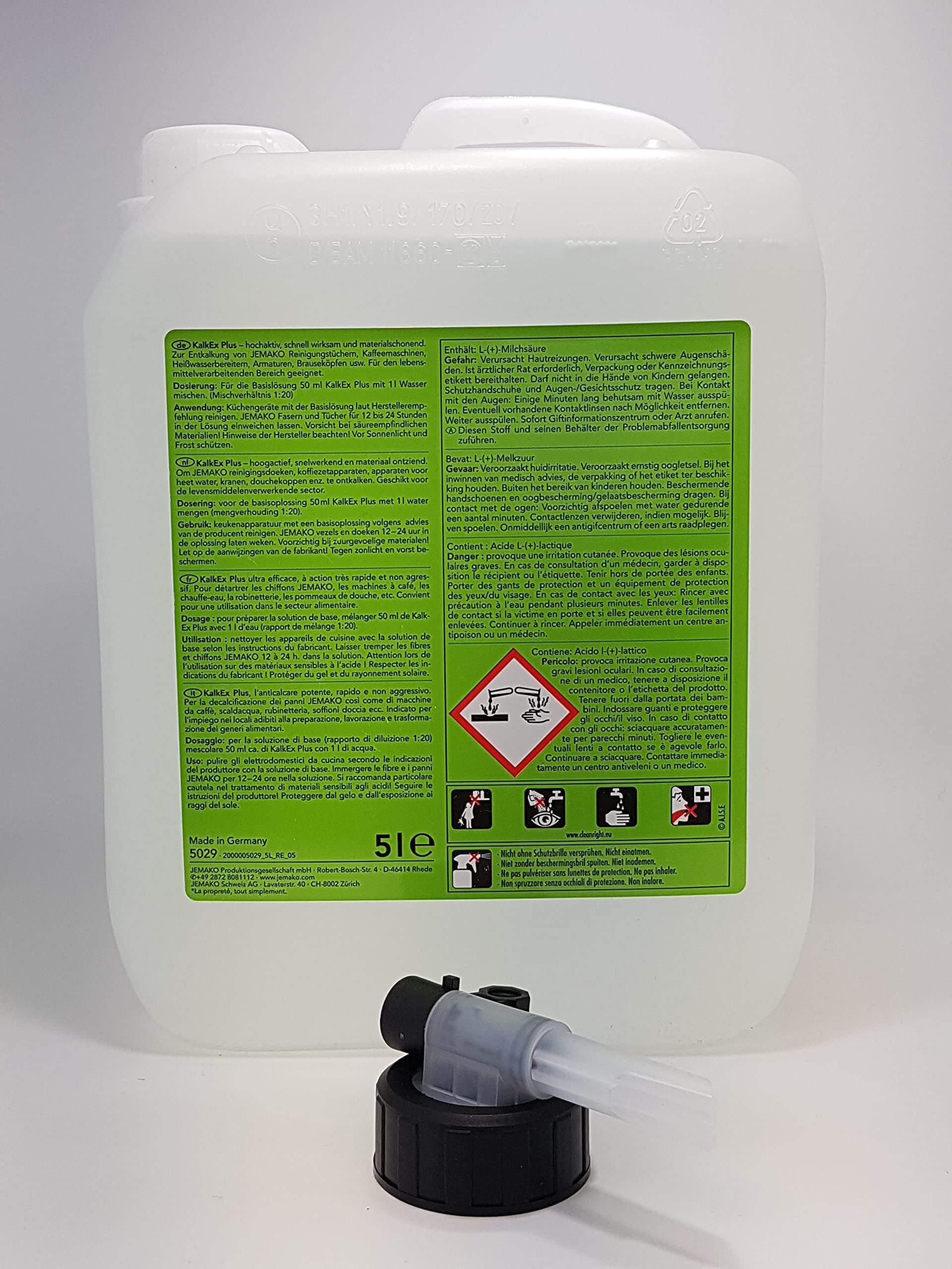 JEMAKO KalkEx Plus 5 l Kanister inkl. Auslaufhahn