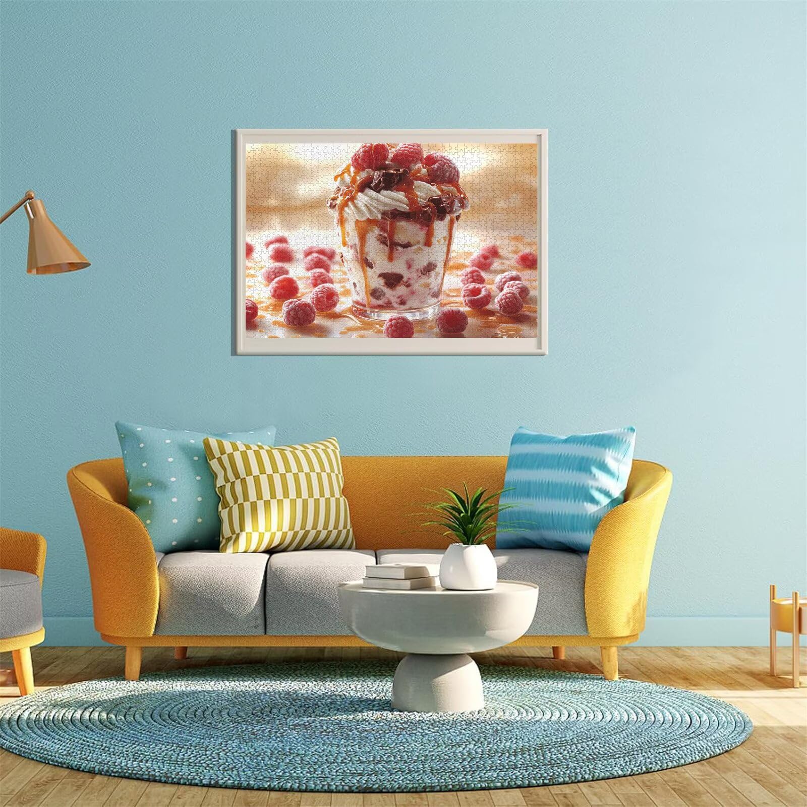 Eiscreme Puzzle für Erwachsene Kinder Anspruchsvoll 5000 teile Impossible Klassische Puzzles Schwer Nachtisch ab 8 9 10 Jahre Mädchen Jungen Jigsaw Kunst Educa, für Dekoration Geschenke 105x156cm t-13