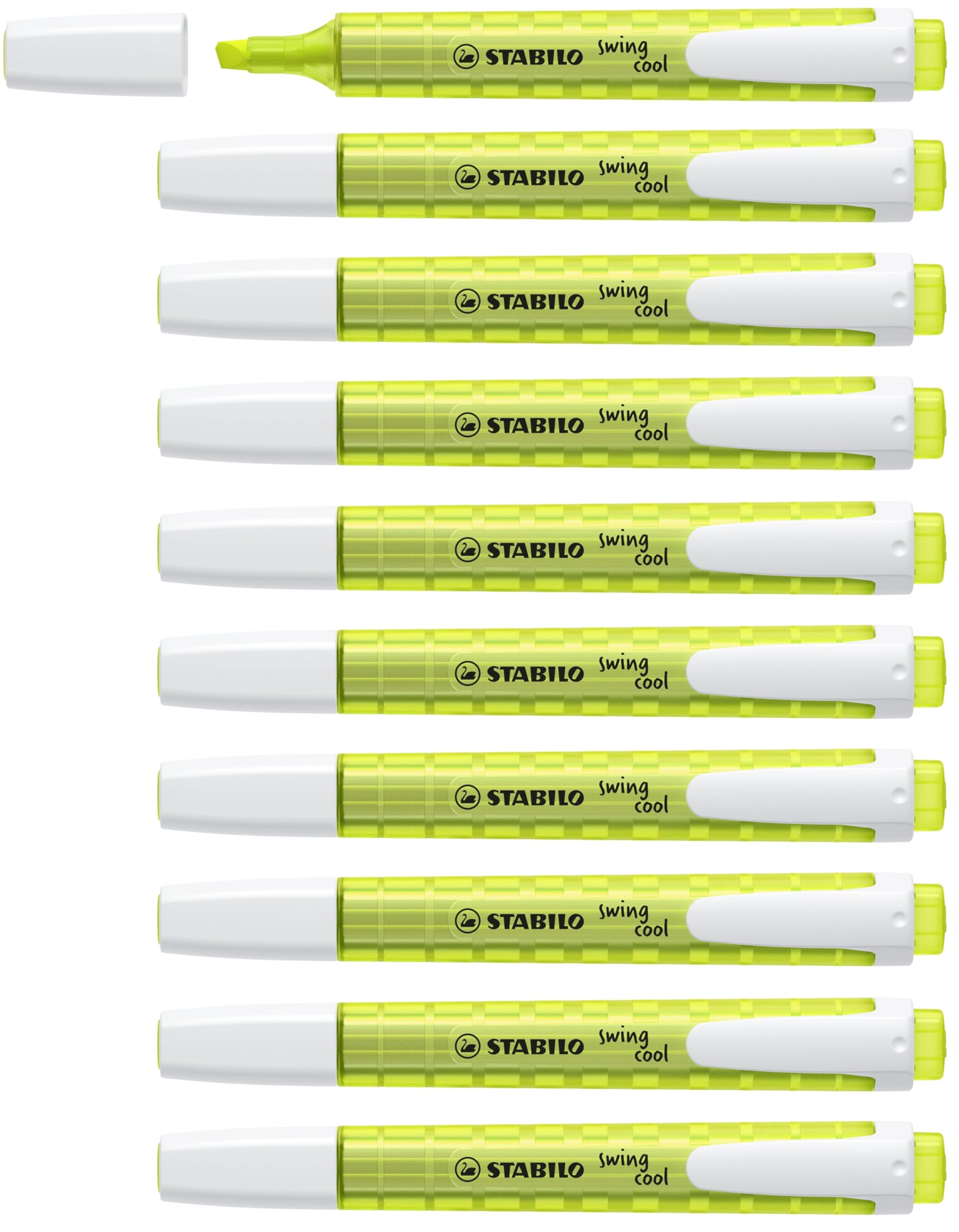 STABILO swing cool - Highlighter - Pack of 10 - Yellow
