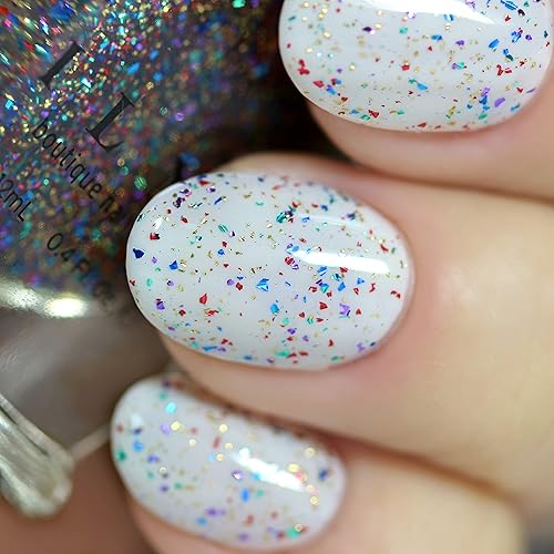 Miniatura 1503 de ILNP Madison Ave Esmalte de uñas holográfico metálico rosa antiguo