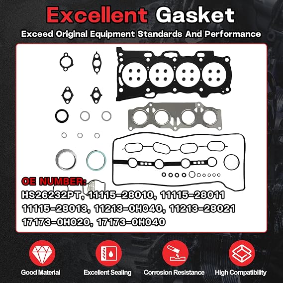2AZ-FE 2.4 Rebuild Kit with Crankshaft & Con-Rod Kit 2001-2015 For Toyota