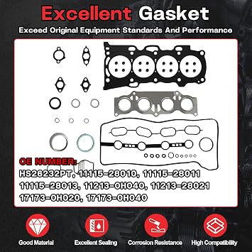 2AZ-FE 2.4 Rebuild Kit with Crankshaft & Con-Rod Kit 2001-2015 For Toyota