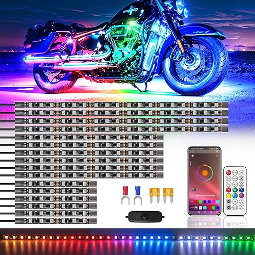 Miniatura 10 de Kit de luz LED para motocicleta de 10 piezas