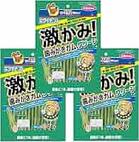 ドギーマン 激かみ！歯みがきガム グリーン 小型犬用 24本×16袋 ドギーマン 激かみ！歯みがきガム グリーン 小型犬用 24本×16袋