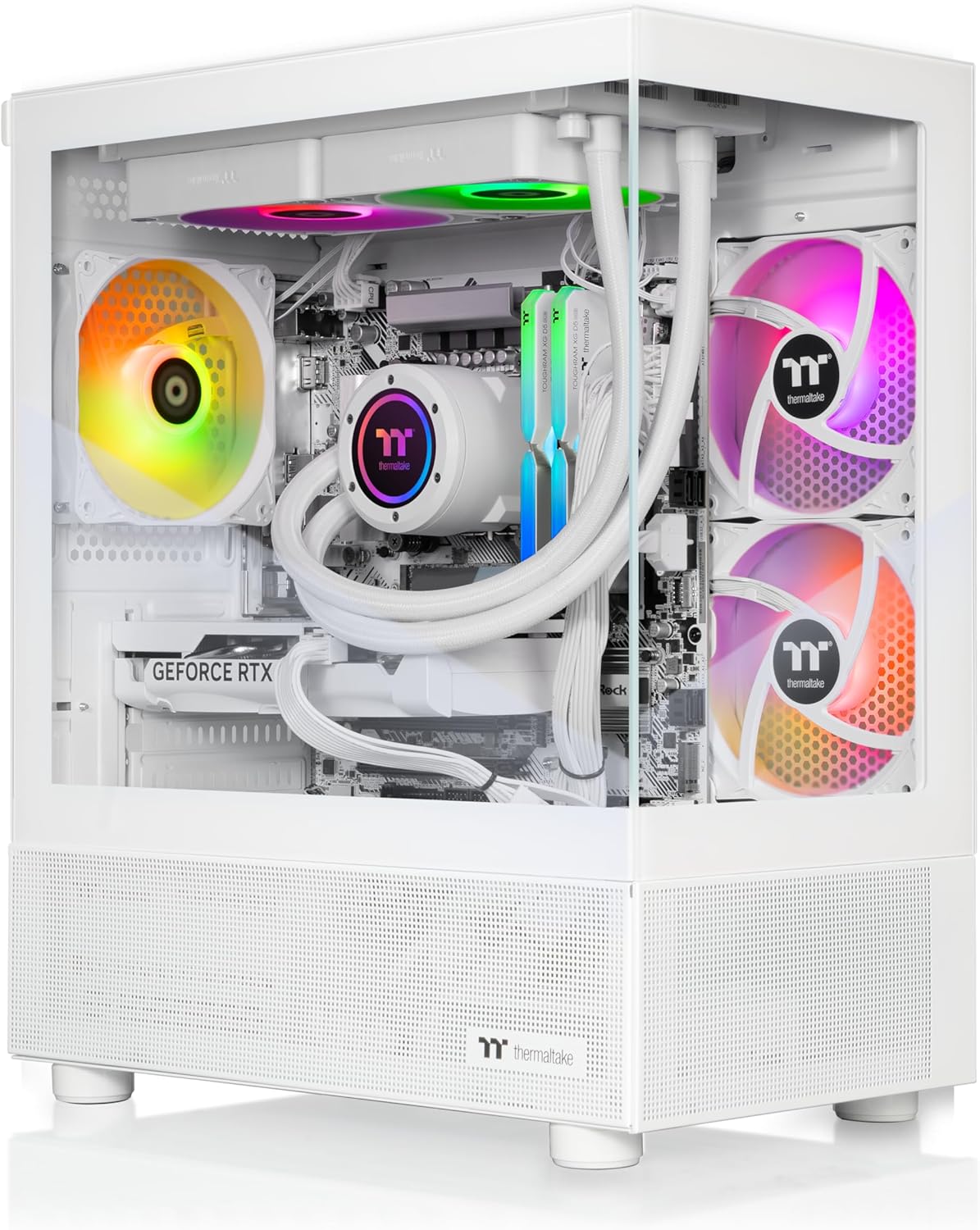 Thermaltake LCGS View u2670S-170 Gaming Desktop (Intel® Core™ Ultra 7 265KF, ToughRam 32GB DDR5 6000MT/s RGB Memory, NVIDIA GeForce® RTX 5070, 1TB NVMe M.2, WiFi, Windows 11) V17S-B860-570-LCS