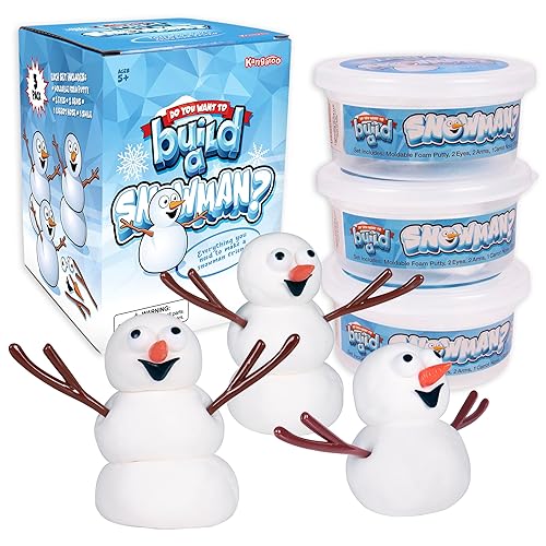 Kangaroo 3 Pack Build a Snowman Kit Snowballs Toys for