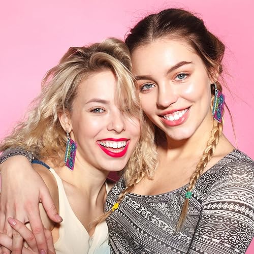 Miniatura 3 de Aretes de neón de los años 80 para mujer, aretes retro de los años 90, accesorios de los años 80 para mujeres, trajes de los años 90, decoraciones