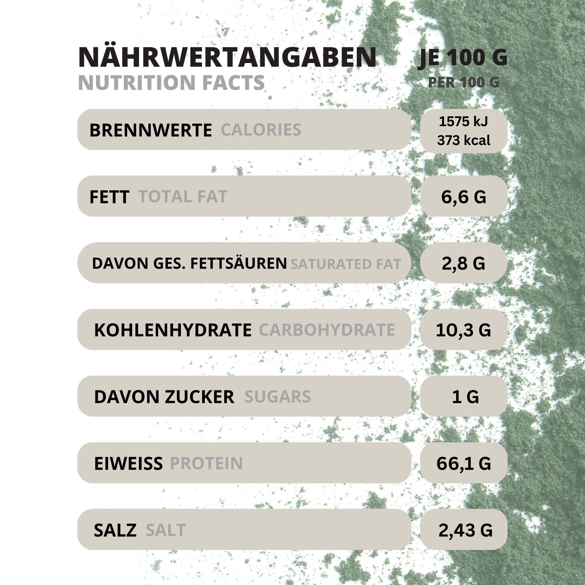 Spirulina Pulver 25kg natürlich rein ohne Zusätze Superfood Algen