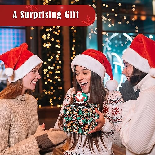 Miniatura 12 de Caja de dinero de feliz cumpleaños para regalo en efectivo, incluye tarjeta de feliz cumpleaños y 35 bolsas transparentes, divertido regalo