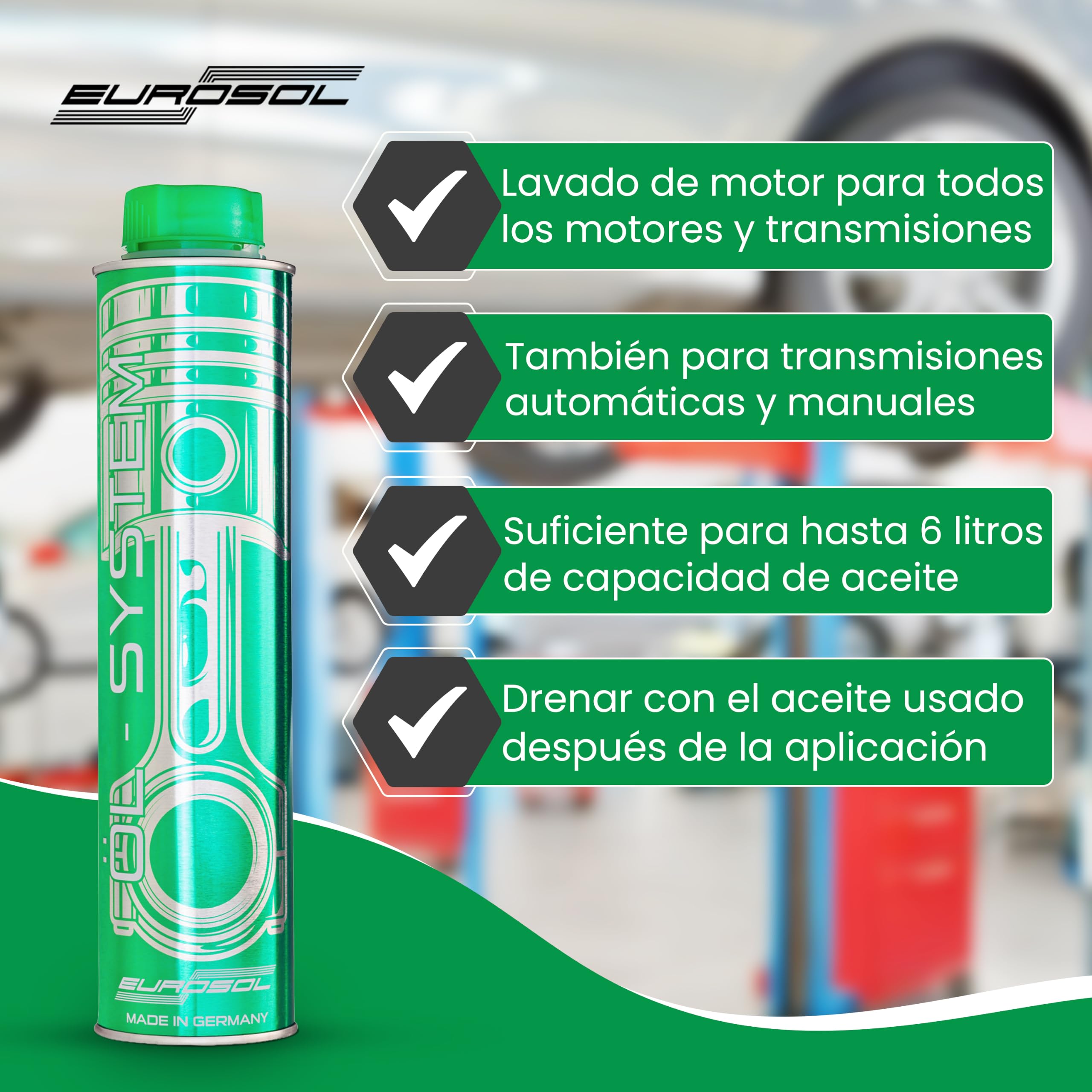 Öl-System Motorspülung 3X 400ml | MOTORREINIGER & MOTORINNENREINIGER | Motoröl Additiv | Detergent-DISPERSANT | ÖLSCHLAMMSPÜLUNG & Engine Flush | 3 Spülungen Spar-Set