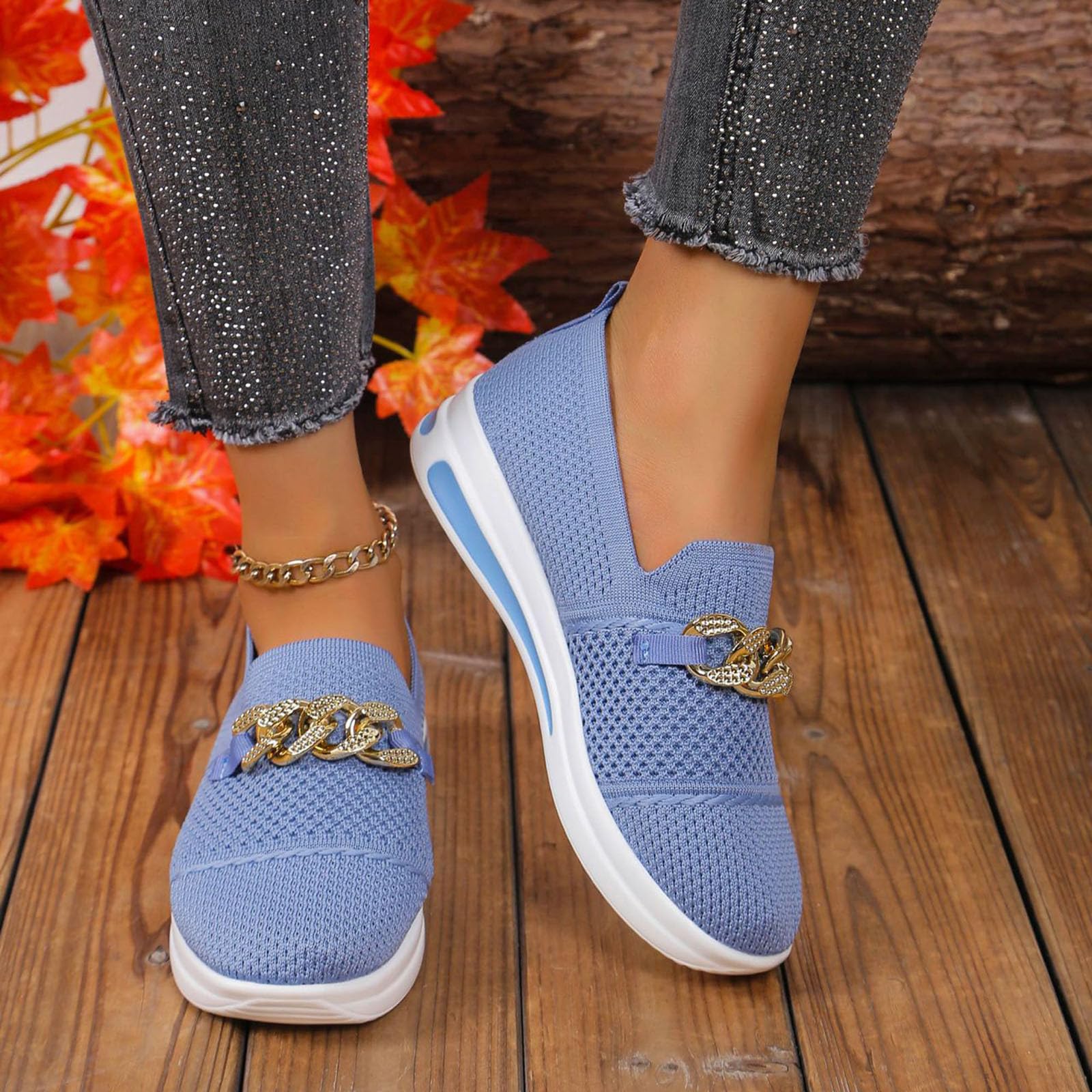Zapatos para mujer, zapatos para mujer, tejidos ortopédicos, transpirables, suela suave, zapatos deportivos cómodos para caminar
