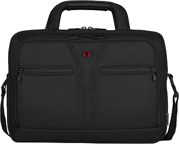 Wenger 606464 BC PRO 14"/16" Expandable Laptop Brief, SmartGuard Laptop Protection with a QuickAccess Tablet Pocket in Black 11 litres, Black, BC Pro - Slimline